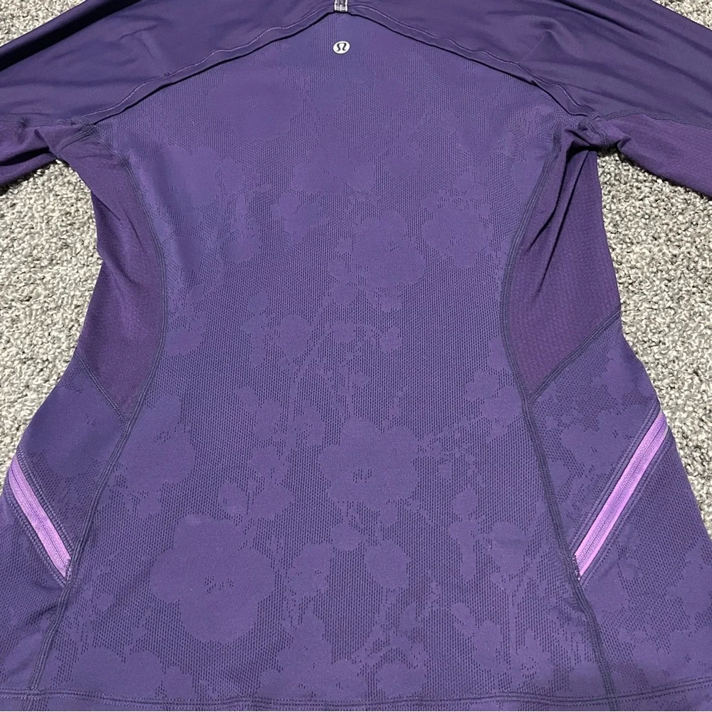 lululemon athletica Half Zip Running Jacket Size 8 - Picture 10 of 10